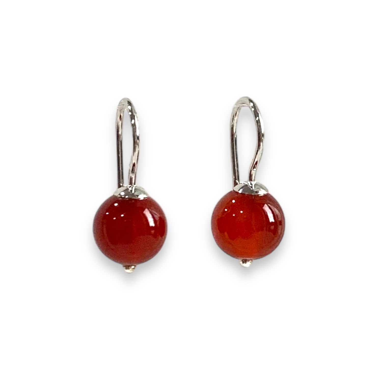 Carnelian Hook Earrings