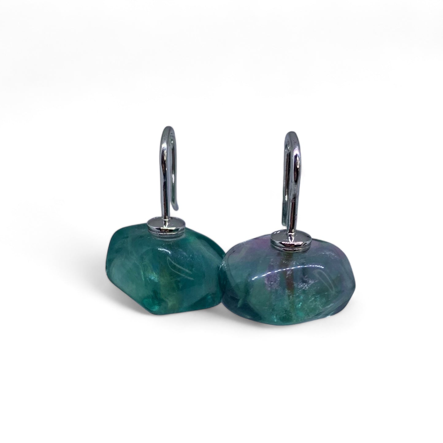 Fluorite Hook Earrings